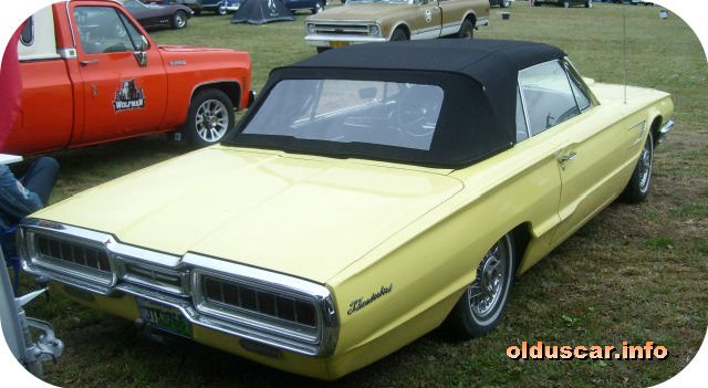 1965 Ford Thunderbird Convertible Coupe back